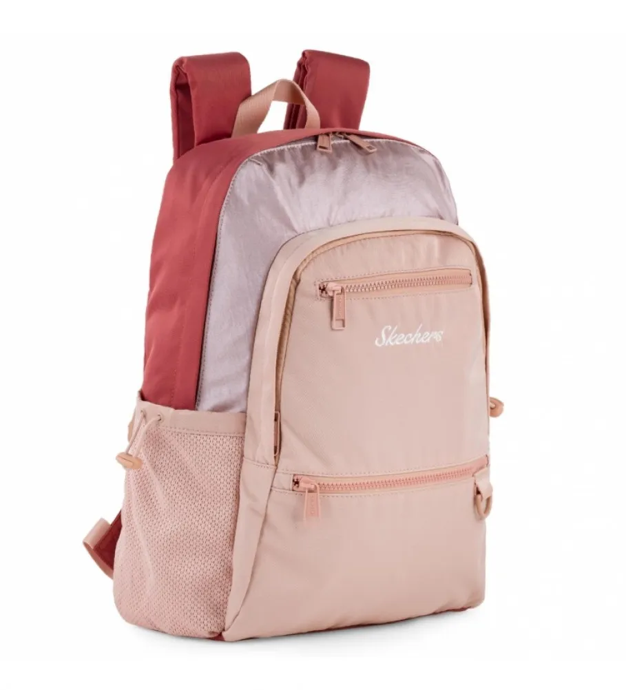 MOCHILA S985 ROSA METALIZADO 23X40X17 CM