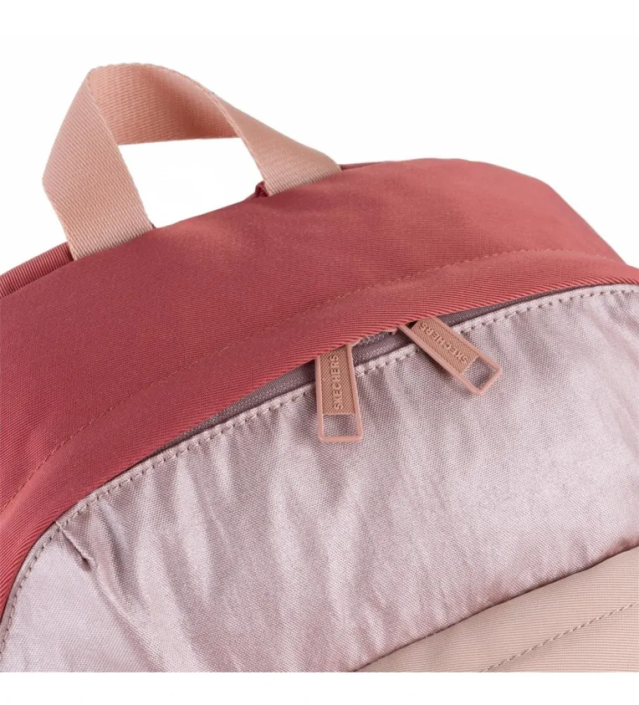 MOCHILA S985 ROSA METALIZADO 23X40X17 CM