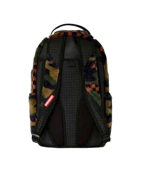 Mochila Sprayground de pelo Green 3 AM Fur Backpack