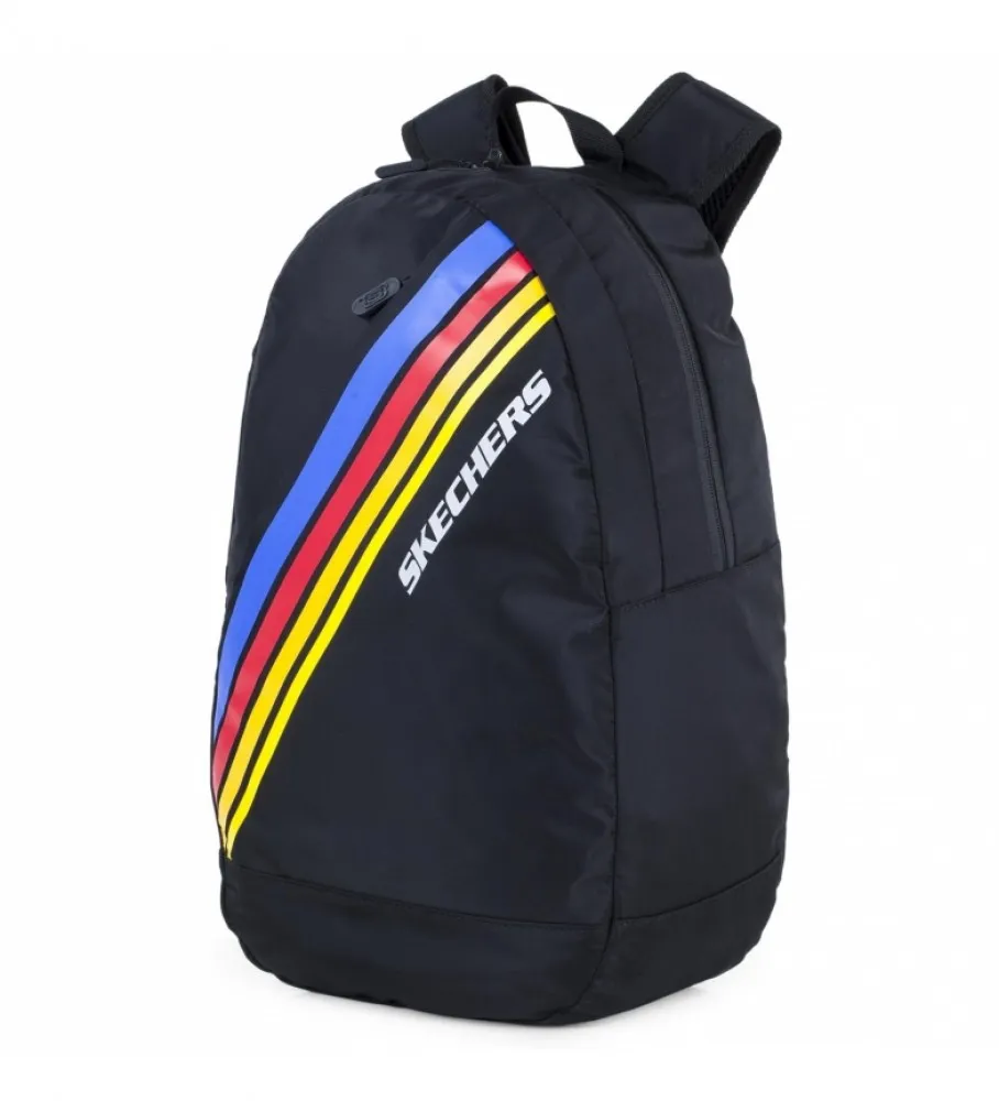 MOCHILA UNISEX BOLSILLO INTERIOR IPAD TABLET IDEAL S912 NEGRO 48X31X18CM