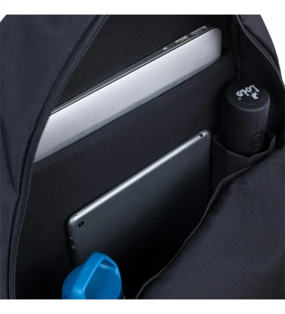 MOCHILA UNISEX BOLSILLO INTERIOR IPAD TABLET IDEAL S912 NEGRO 48X31X18CM