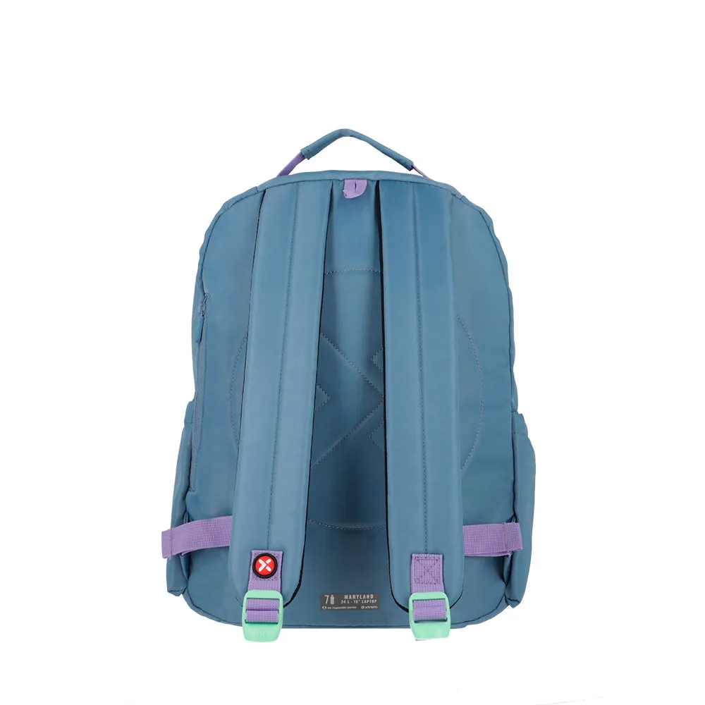 Morral para laptop 15 de mujer Maryland azul