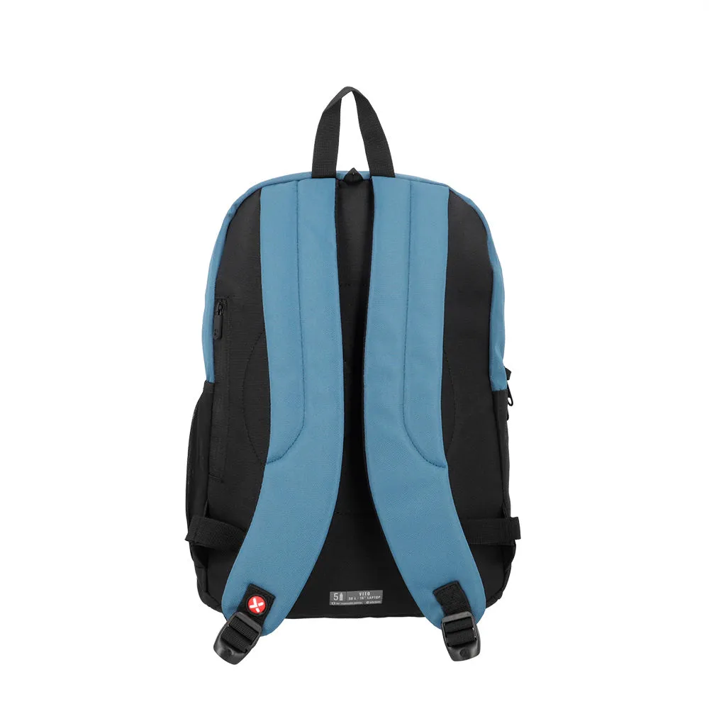 Morral para laptop 16 de hombre Vito azul