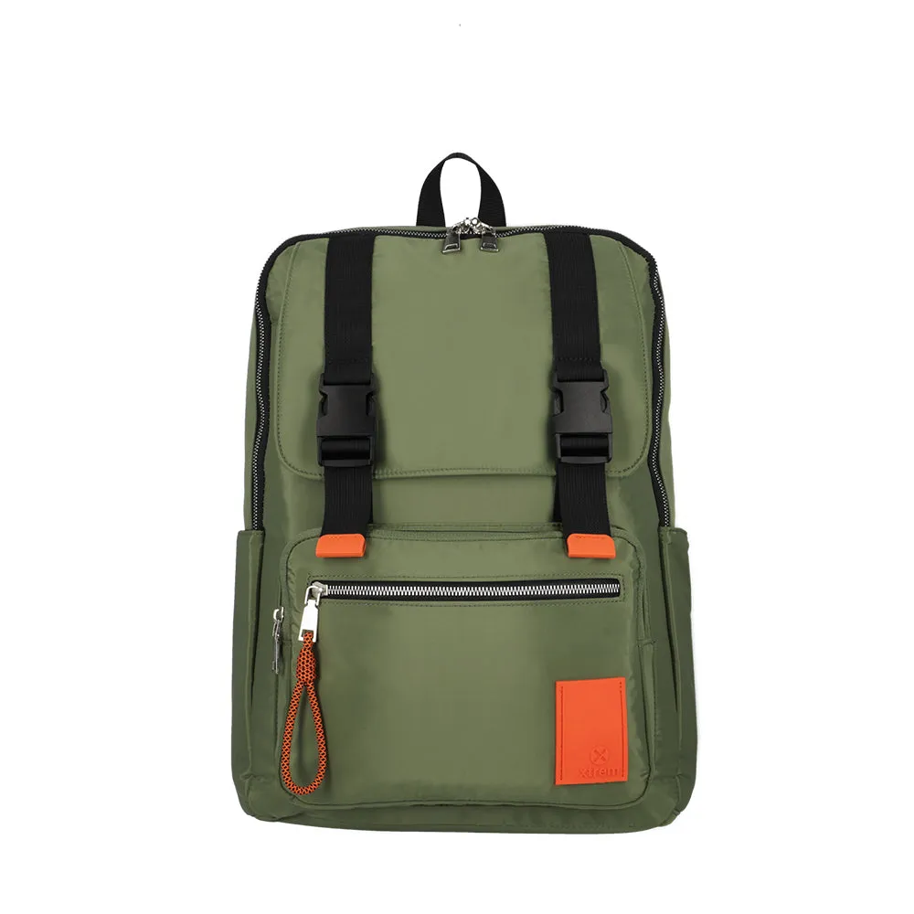 Morral para laptop mujer Lexie verde 14.1
