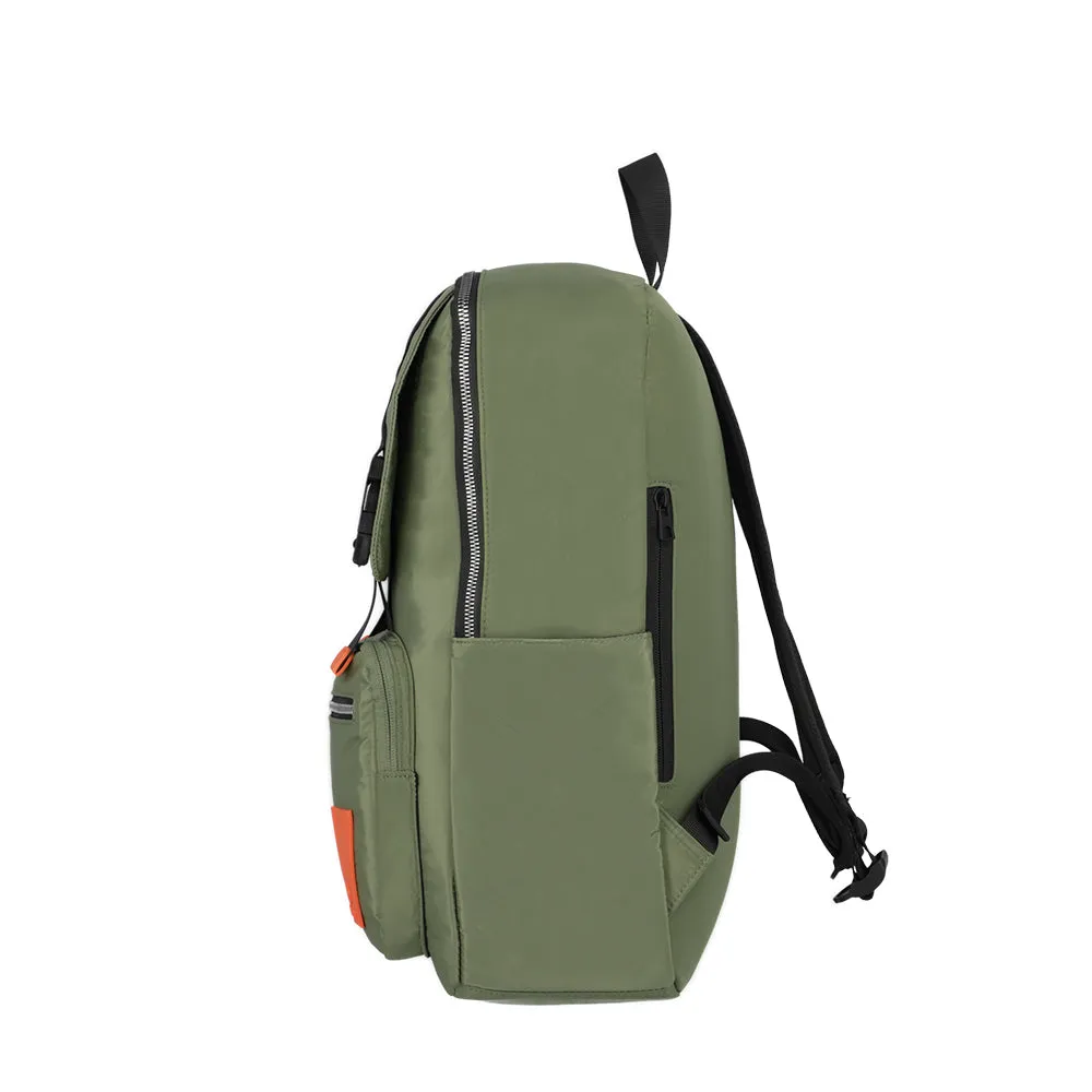 Morral para laptop mujer Lexie verde 14.1