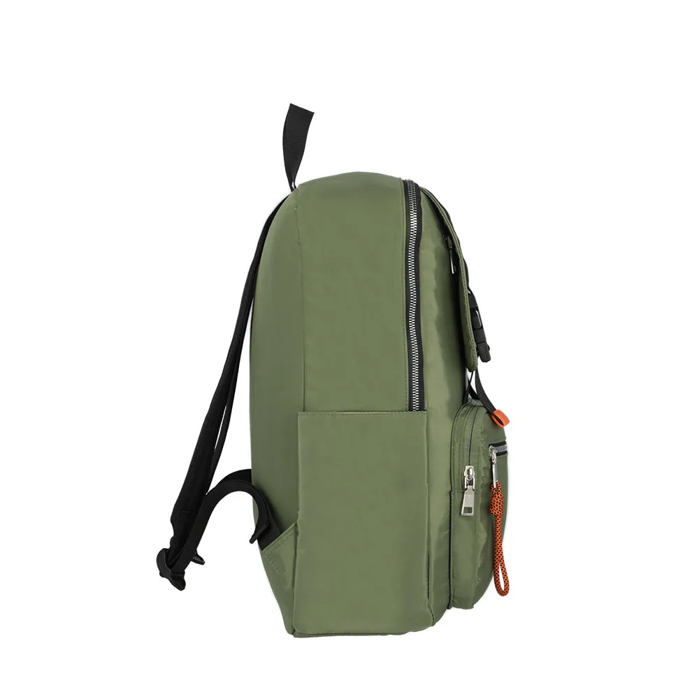 Morral para laptop mujer Lexie verde 14.1