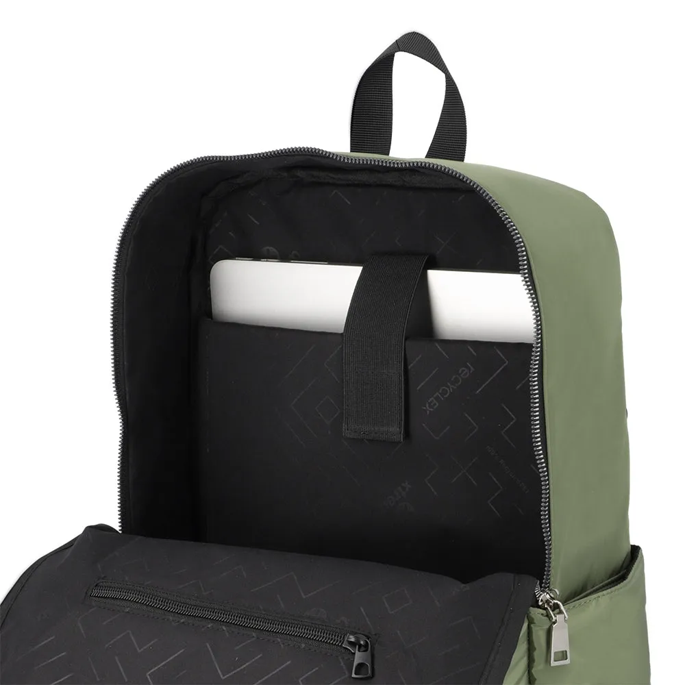 Morral para laptop mujer Lexie verde 14.1