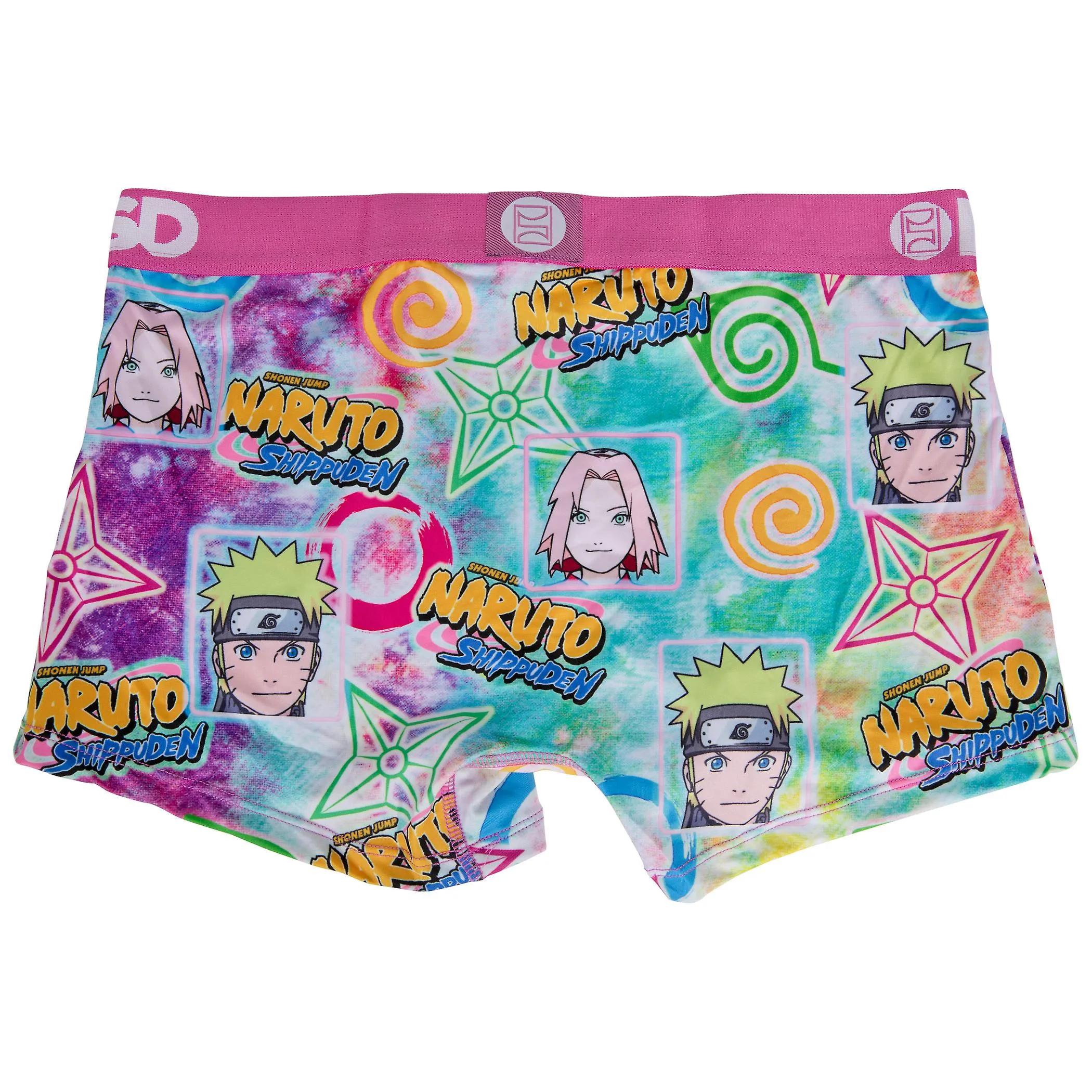 Naruto Shippuden Microfiber Blend Boy Shorts Ropa interior