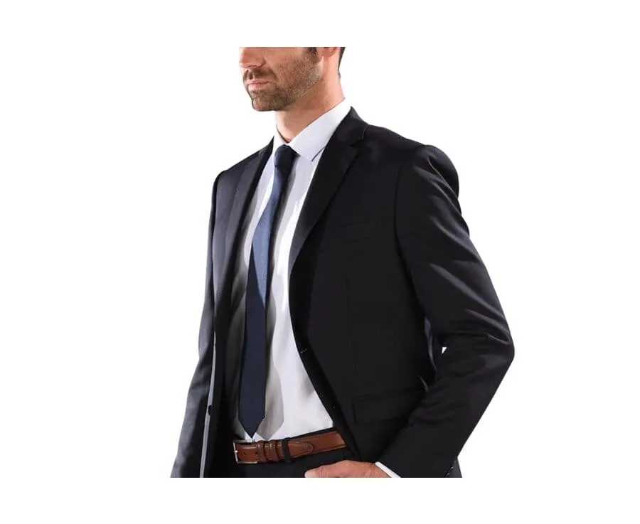 Navy Silk Tie