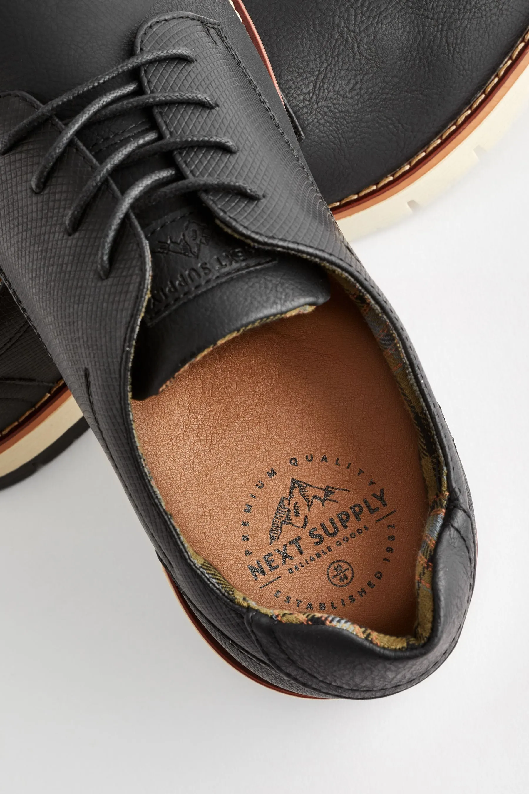 NEGRO  ZAPATOS DEPORTIVOS CON CUñA
