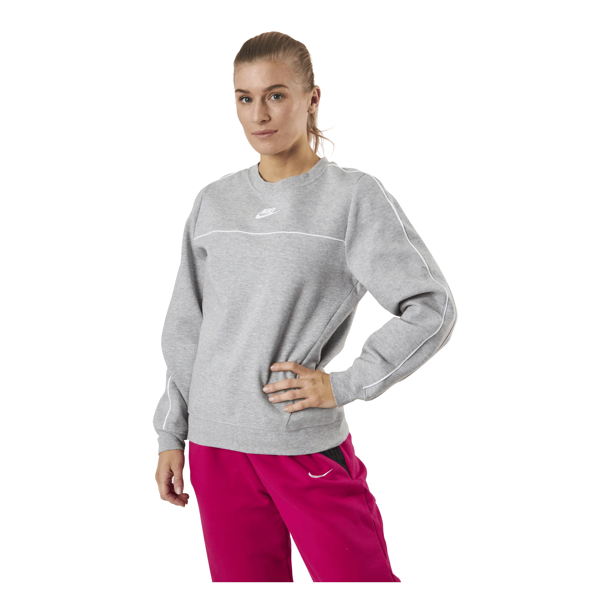 Nike Nsw Crew Mlnm Flc Grey