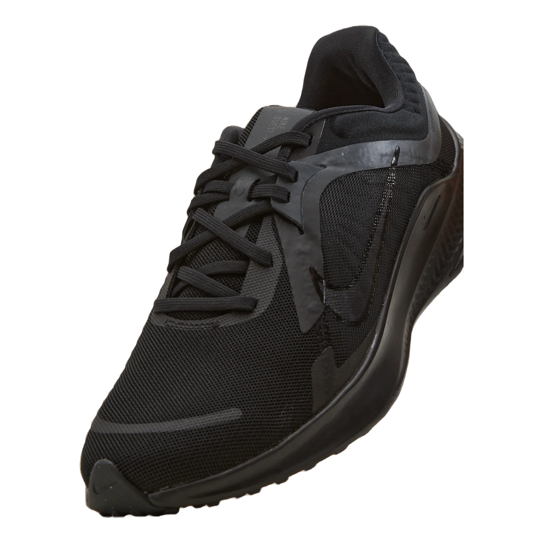 Nike Quest 5 Men's Road Running Shoes BLACK/DK SMOKE GREY