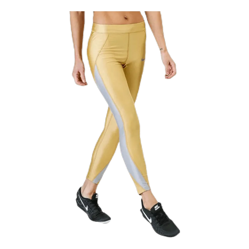 Nike Speed Metallic 7/8 Tight Gold
