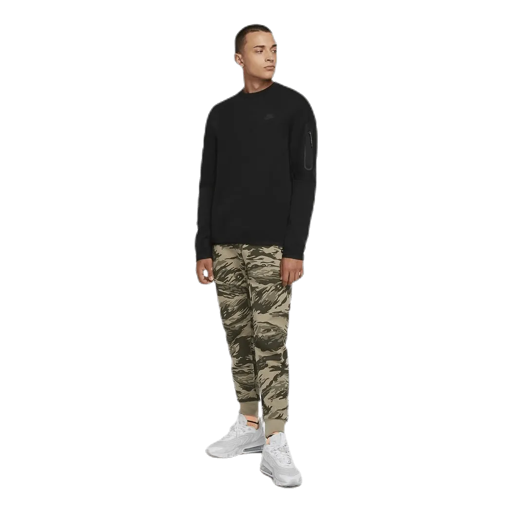 Nike Sportswear Tech Fleece Men's Crew Sweatshirt BLACK/BLACK