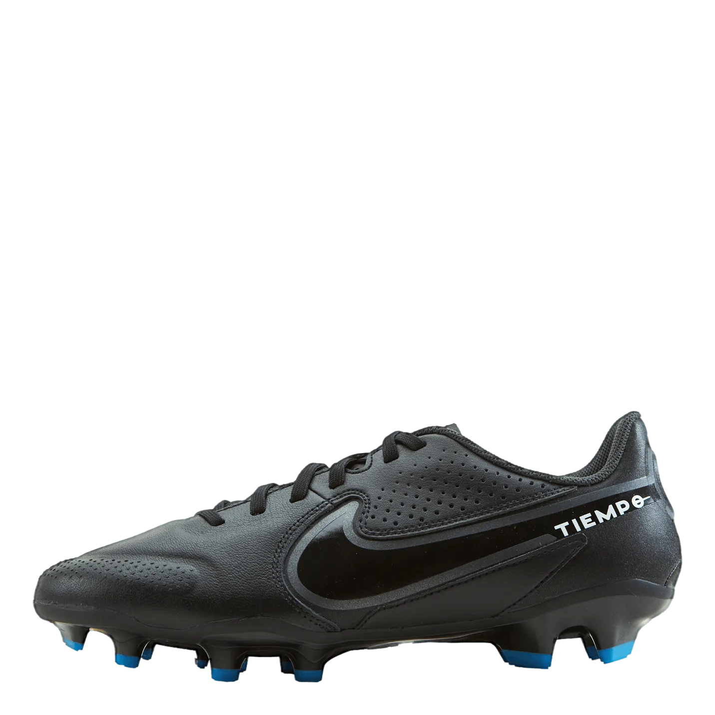 NIKE TIEMPO LEGEND 9 ACADEMY MG MULTIGROUND SOCCER CLEATS BLACK/DK SMOKE GREYSUMMIT WHITE