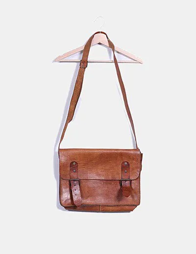 NoName Bolso satchel de cuero