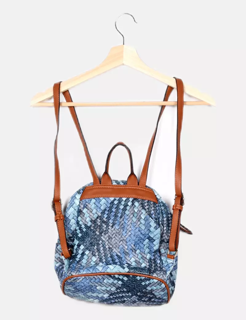 NoName Mochila azul casual