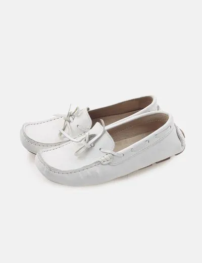 NoName Zapatos náuticos blancos