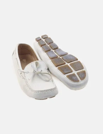 NoName Zapatos náuticos blancos