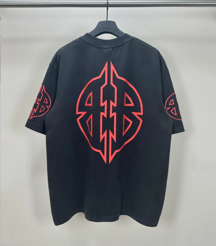NUEVAS camisetas Plus para hombre, camisetas Polos, ropa de verano de estilo polar bordada y estampada con cuello redondo y algo