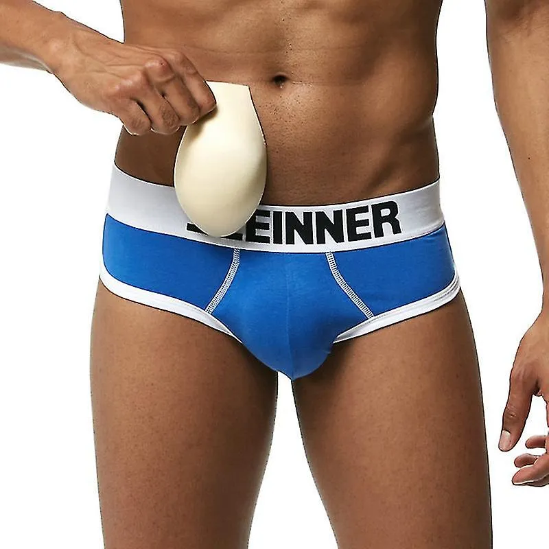 Nuevos hombres sexy bragas almohadilla potenciadora copa insertar para trajes de baño ropa interior push up pad