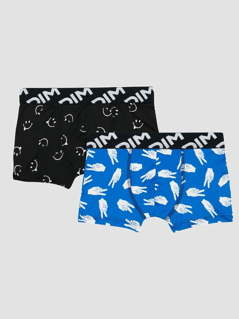 PACK DE 2 BOXERS ESTAMPADOS  GRIS