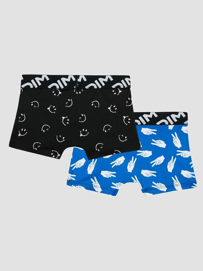 PACK DE 2 BOXERS ESTAMPADOS  GRIS