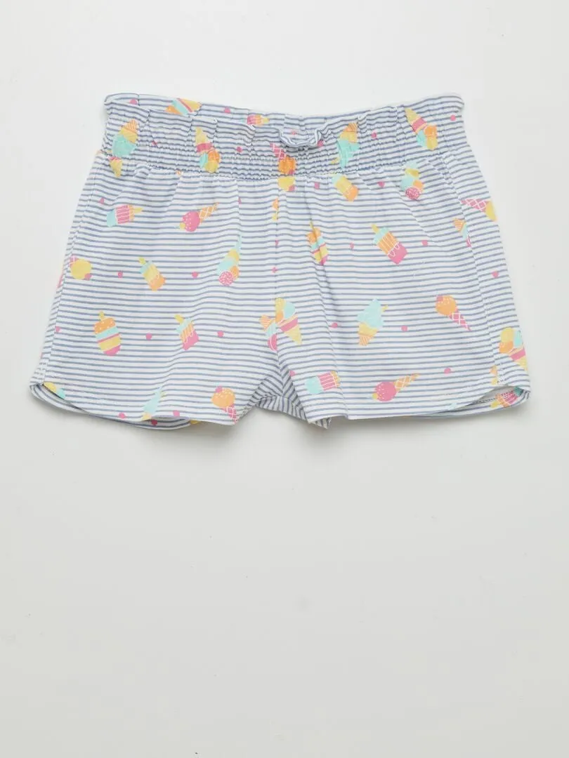 PACK DE 2 SHORTS LIGEROS  2 PIEZAS  AZUL
