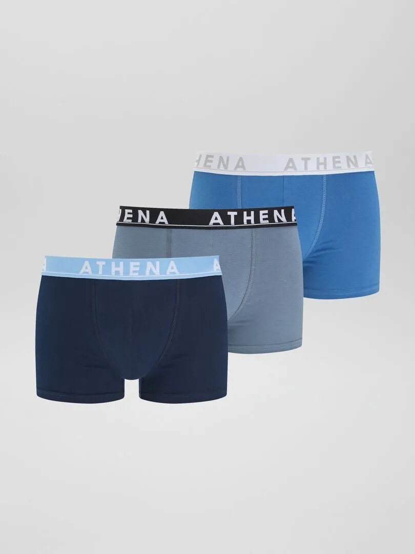 PACK DE 3 BOXERS  AZUL