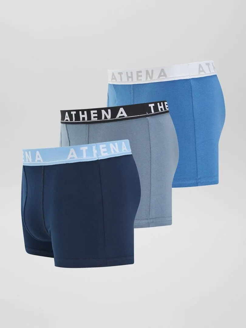 PACK DE 3 BOXERS  AZUL