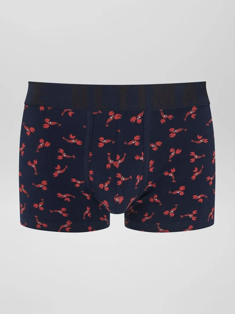 PACK DE 3 BOXERS DE FANTASíA  AZUL