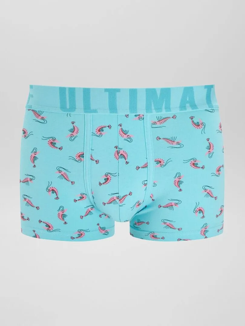 PACK DE 3 BOXERS DE FANTASíA  AZUL
