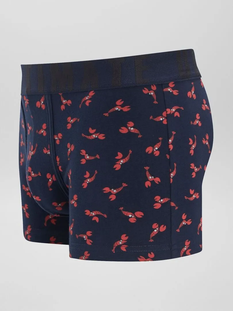 PACK DE 3 BOXERS DE FANTASíA  AZUL