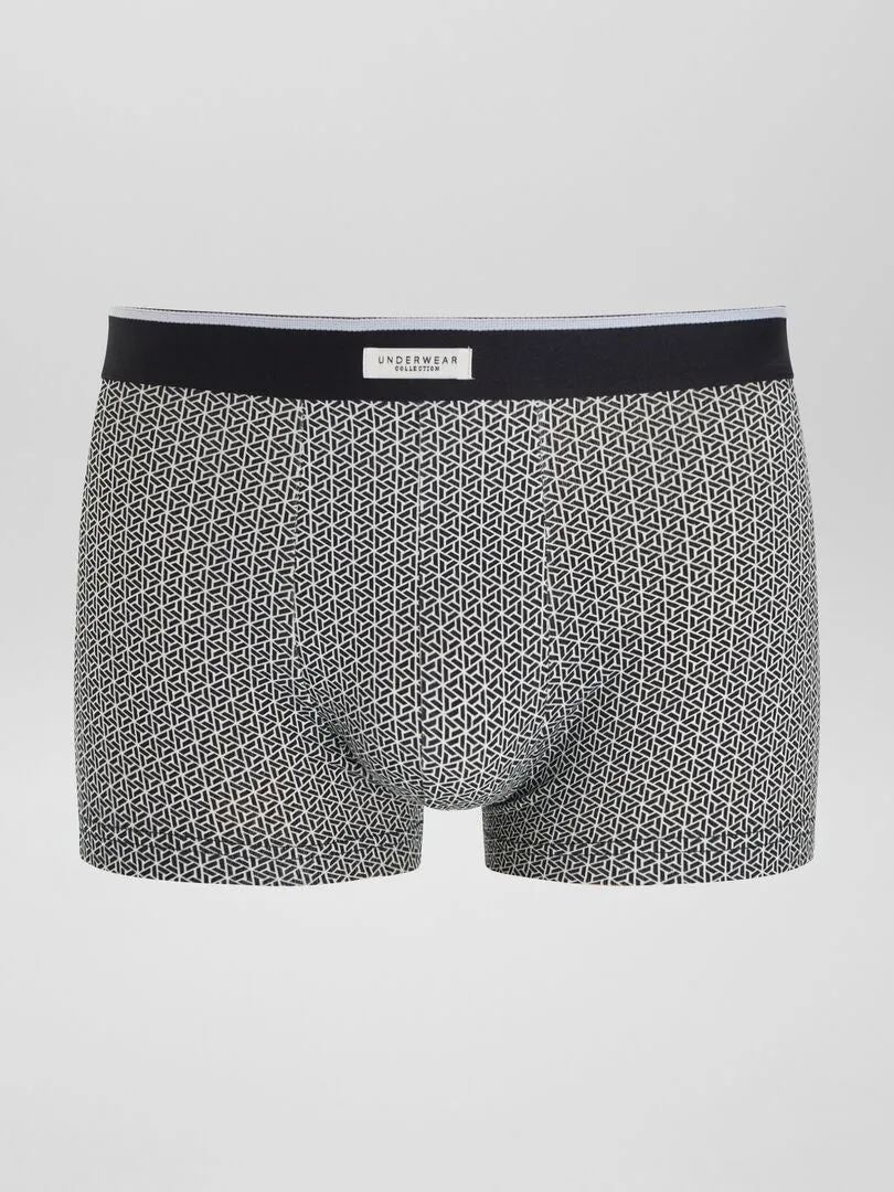 PACK DE 3 BOXERS ELáSTICOS  NEGRO
