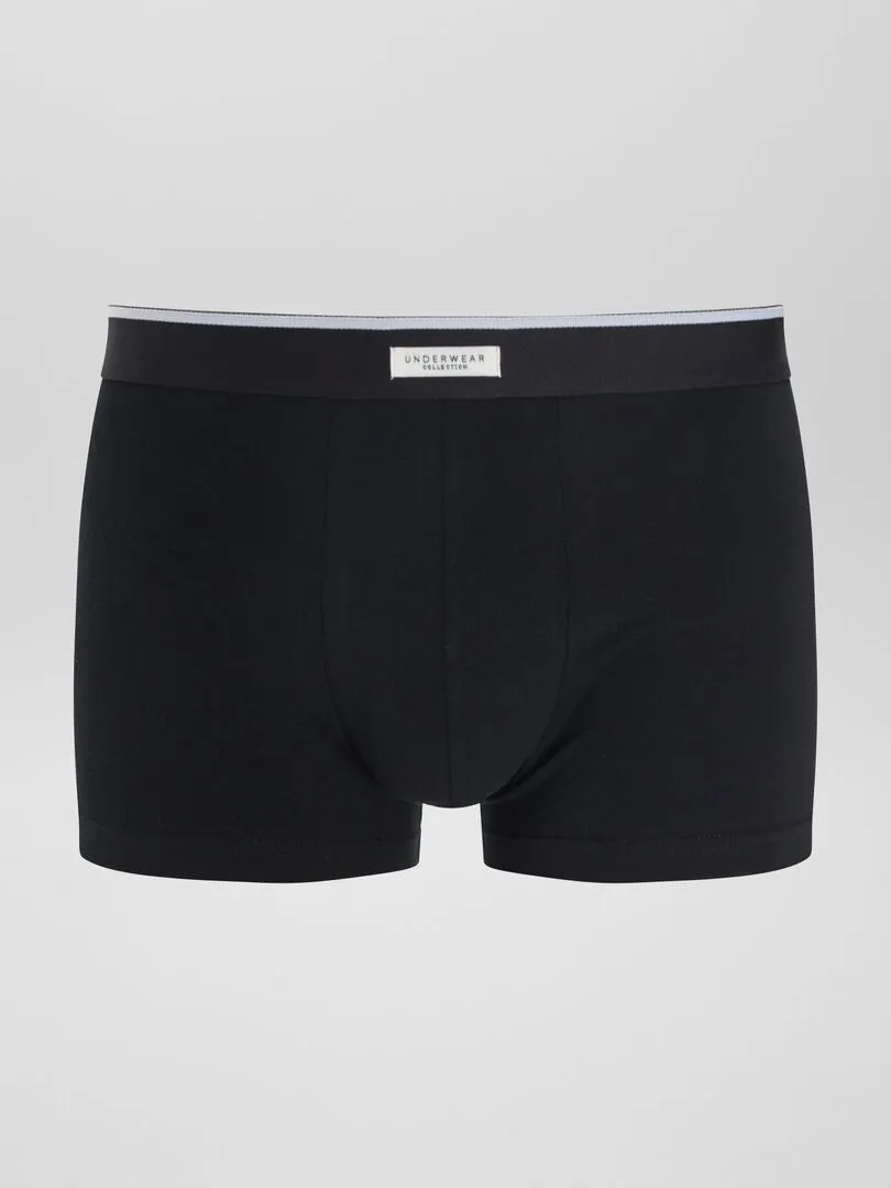 PACK DE 3 BOXERS ELáSTICOS  NEGRO