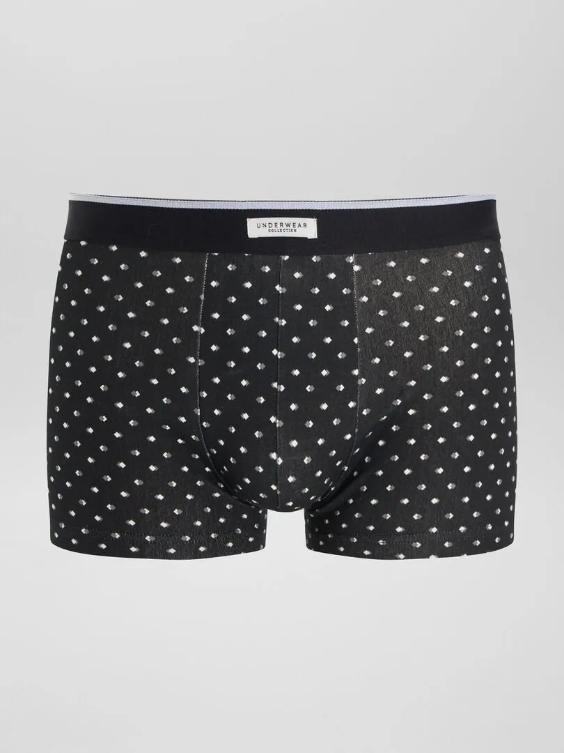 PACK DE 3 BOXERS ELáSTICOS  NEGRO