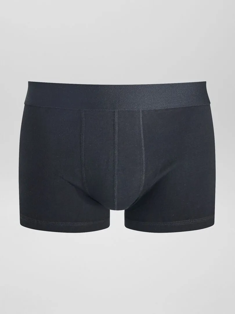 PACK DE 3 BOXERS LISOS  NEGRO