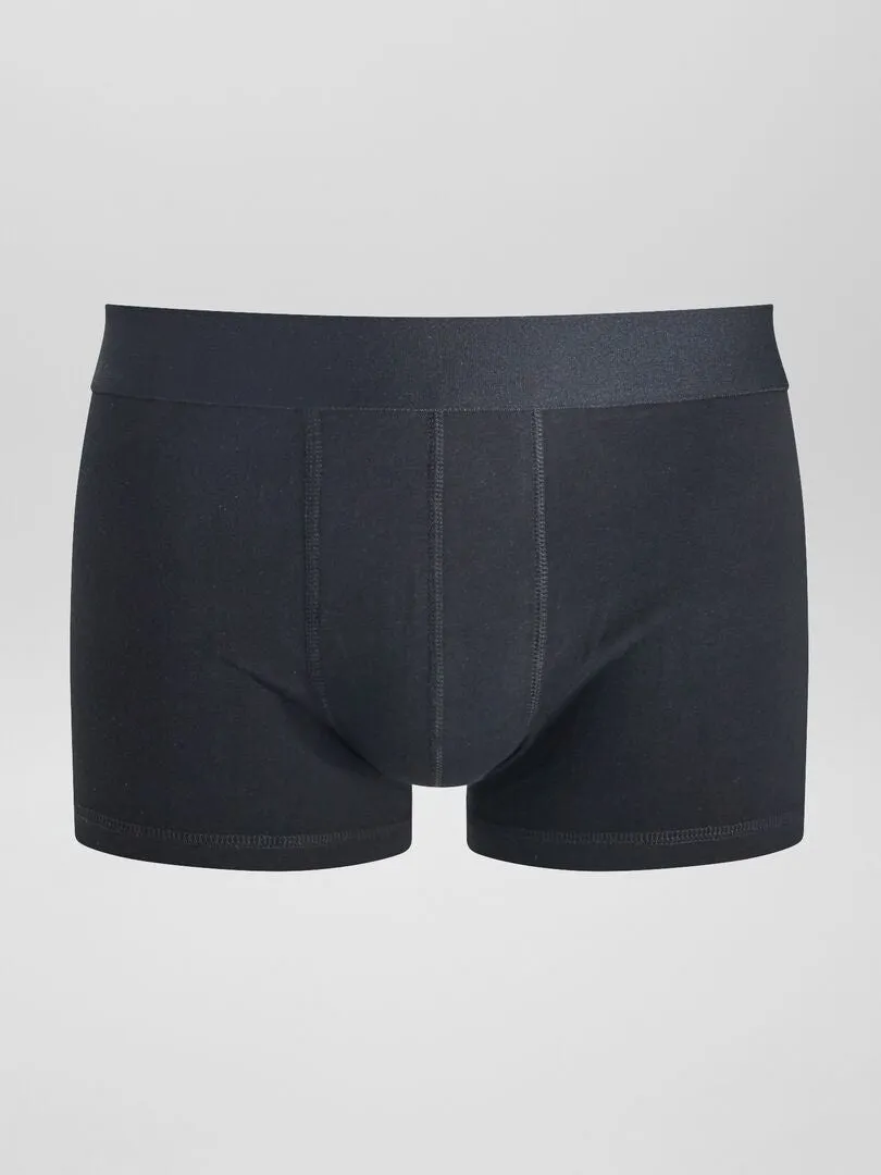 PACK DE 3 BOXERS LISOS  NEGRO