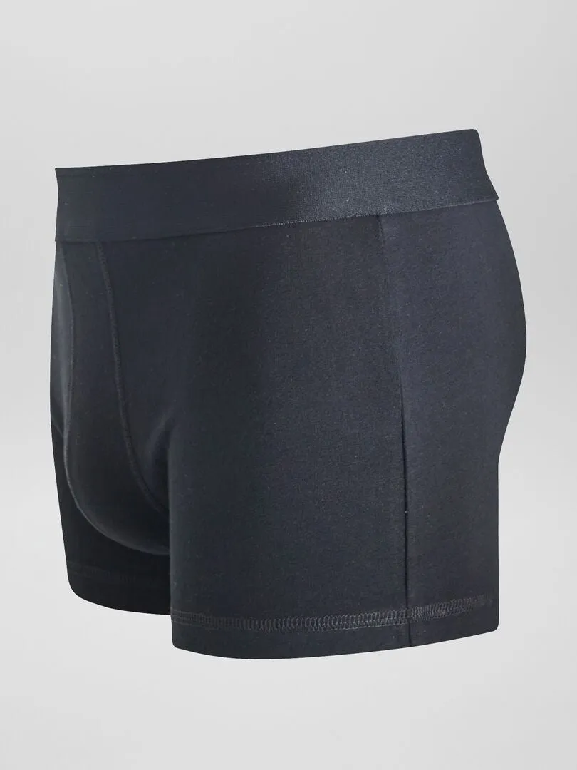 PACK DE 3 BOXERS LISOS  NEGRO