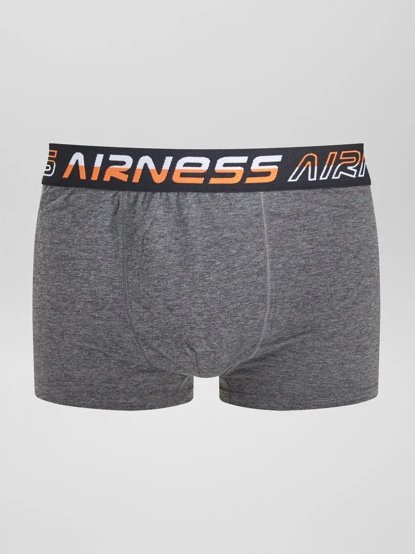 PACK DE 3 BóXERS LISOS 'AIRNESS'  NARANJA
