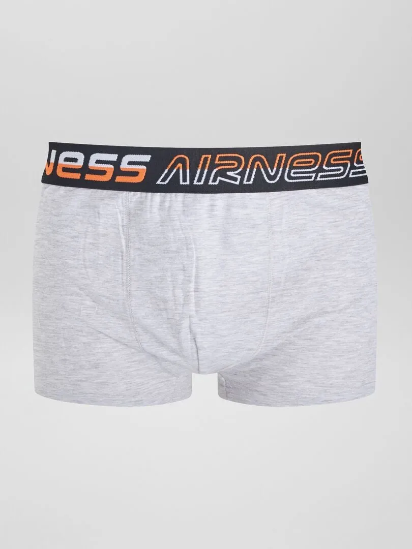 PACK DE 3 BóXERS LISOS 'AIRNESS'  NARANJA