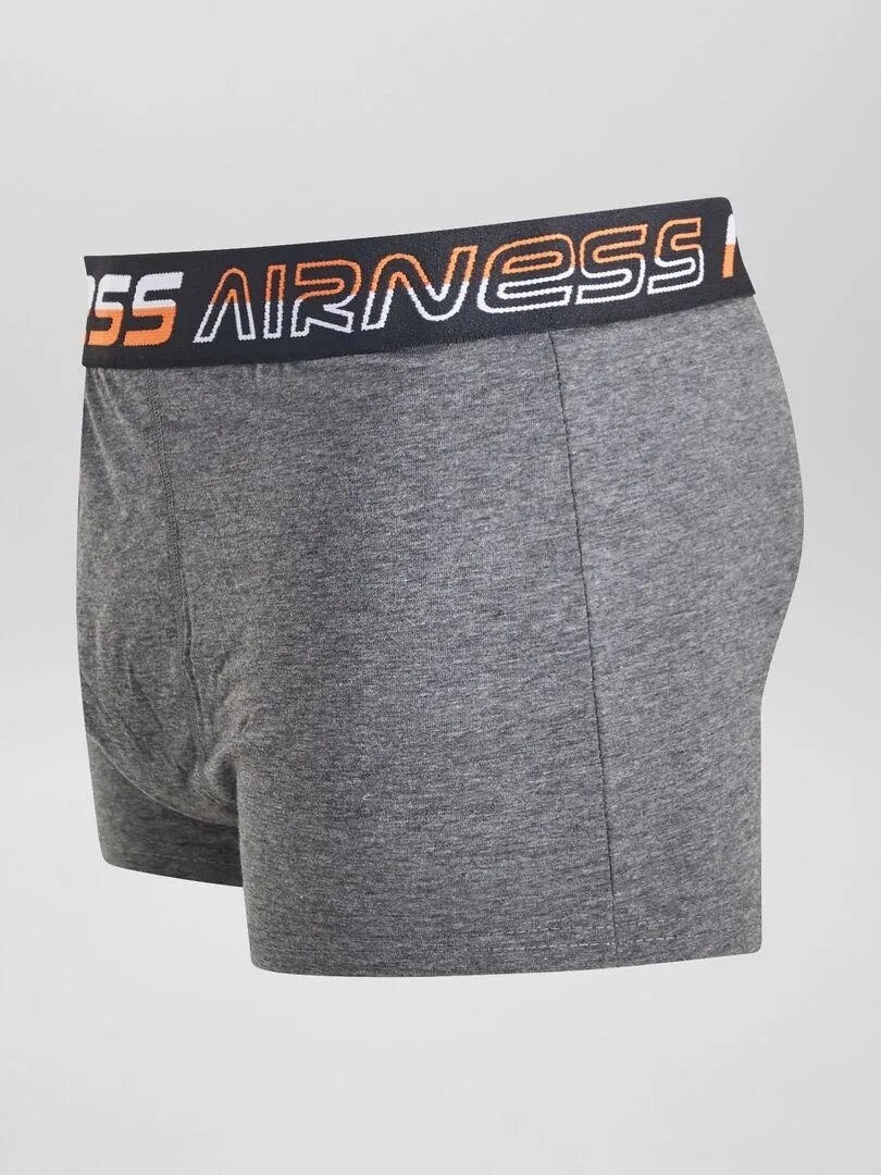 PACK DE 3 BóXERS LISOS 'AIRNESS'  NARANJA