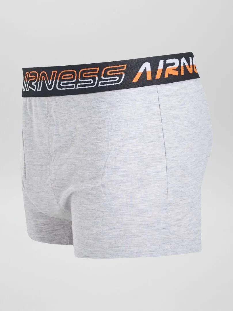 PACK DE 3 BóXERS LISOS 'AIRNESS'  NARANJA