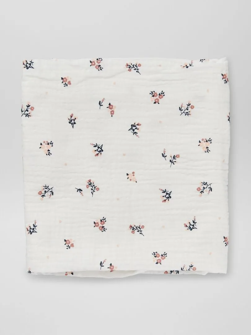PACK DE 3 MUSELINAS ESTAMPADAS  BLANCO