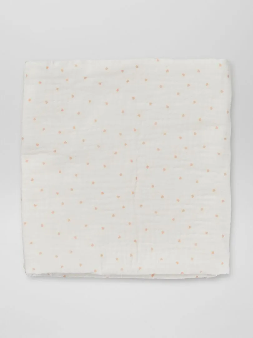 PACK DE 3 MUSELINAS ESTAMPADAS  BLANCO
