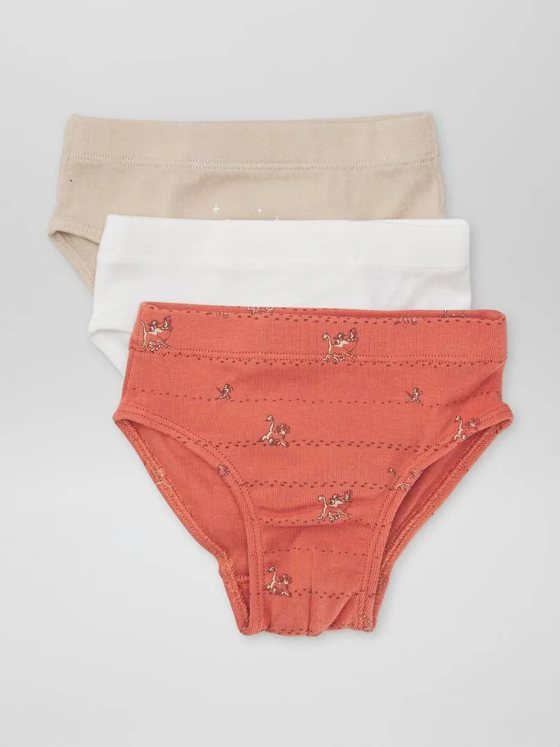 PACK DE 3 SLIPS 'SIMBA' DE 'DISNEY'  SIMBA