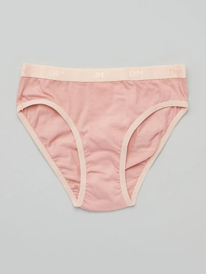 PACK DE 5 BRAGUITAS LES POCKETS DE 'DIM'  BEIGE