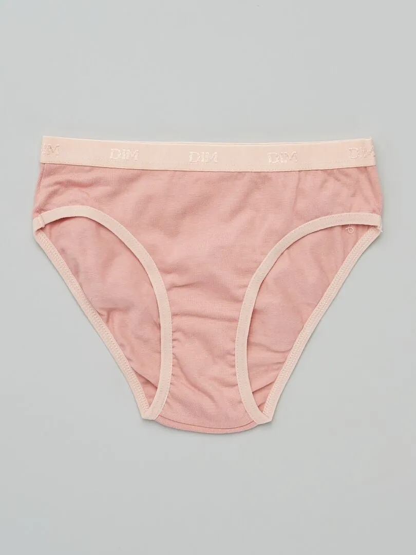 PACK DE 5 BRAGUITAS LES POCKETS DE 'DIM'  BEIGE