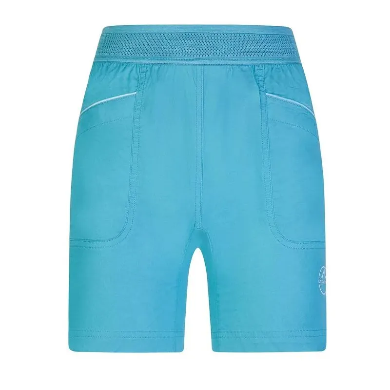 Pantalones cortos de escalada La Sportiva Onyx (Topaz/Azul Celeste) para mujer