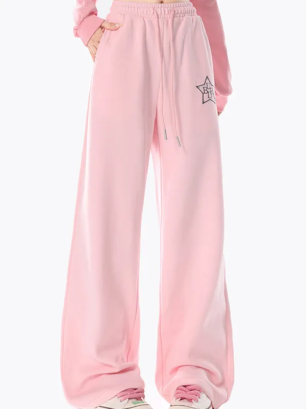Pantalones deportivos con estampado de estrellas